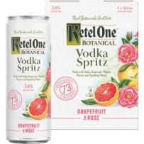 Ketel One - Botanical Grapefruit & Rose Vodka Spritz 4 Pack (4 pack 355ml cans) (4 pack 355ml cans)