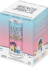 Beach Juice - Vodka Lemonade 4 Pack (4 pack 355ml cans) (4 pack 355ml cans)