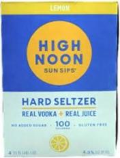 High Noon - Lemon 4 Pack (4 pack 355ml cans) (4 pack 355ml cans)
