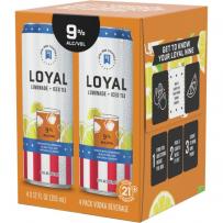 Loyal Nine Cocktails - Loyal Lemonade & Iced Tea 4 Pack (4 pack 355ml cans) (4 pack 355ml cans)